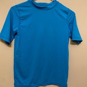 Swim Shirt by Wonder Nation - Boy’s Large 10/12 Blue with Rash Guard